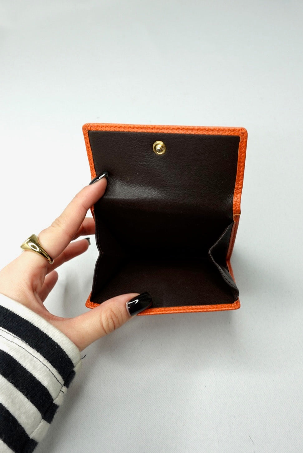 Loewe Orange Vintage Double Side Wallet
