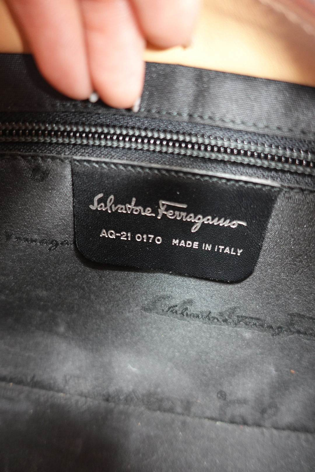 024. Ferragamo Beige Hobo Bag