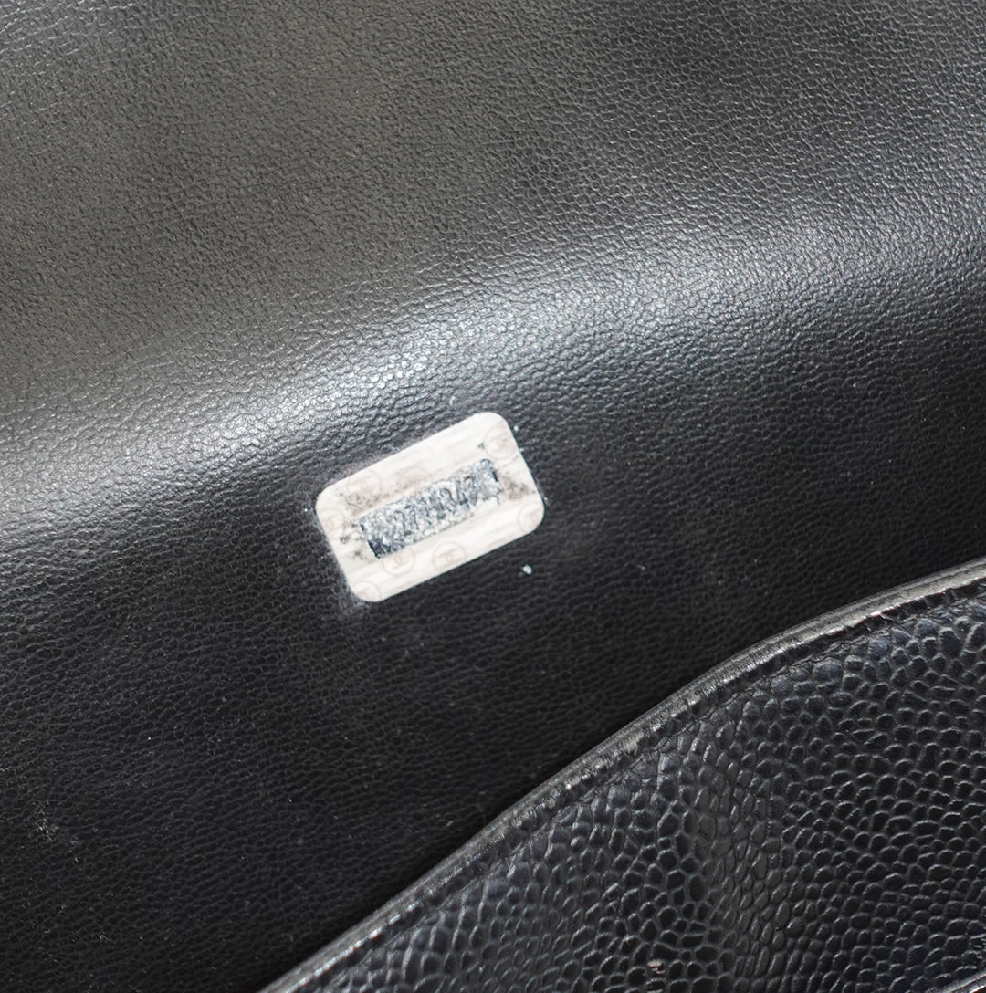 Chanel Black Leather Tote