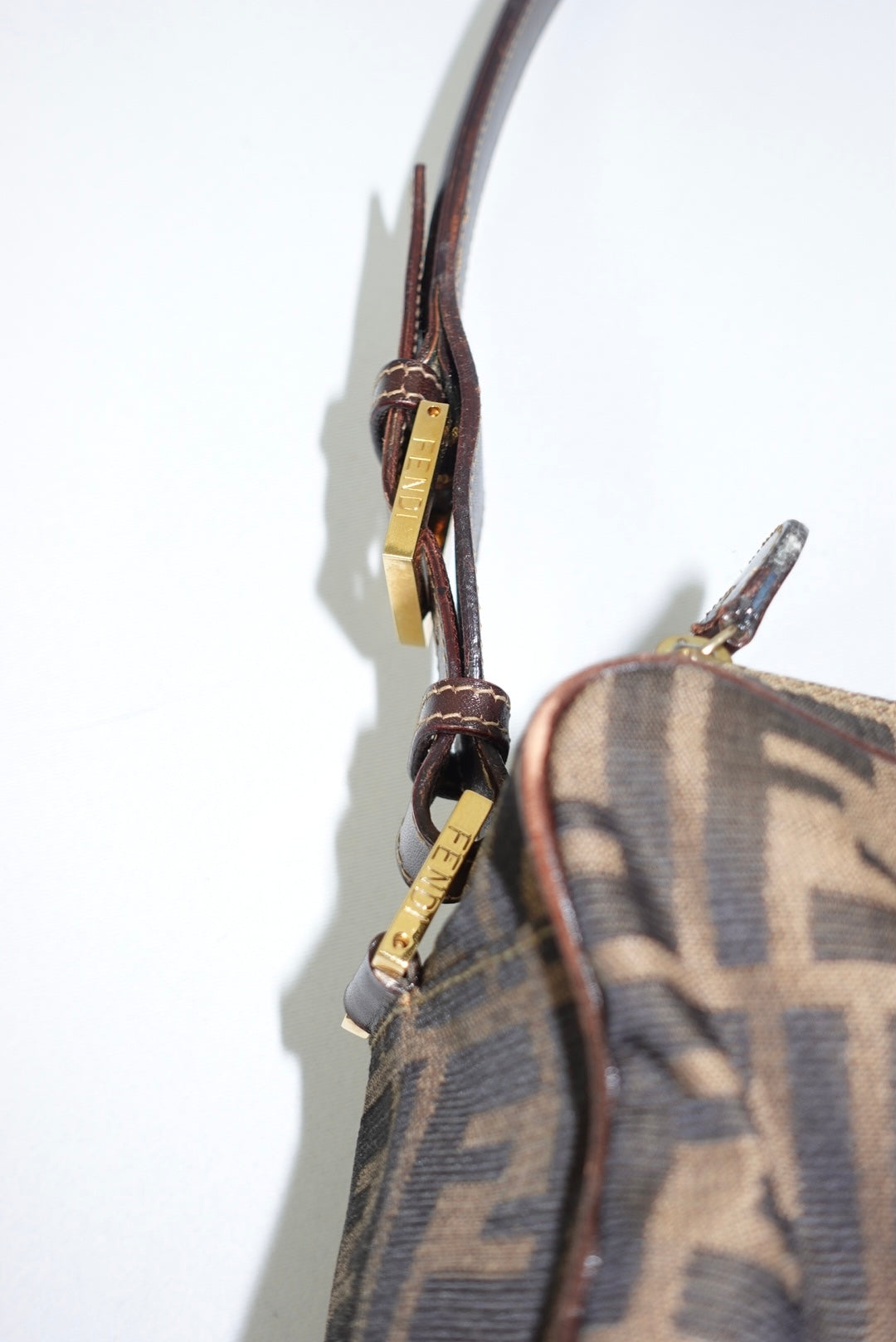 Fendi Monogram FF Zucca Messenger Bag