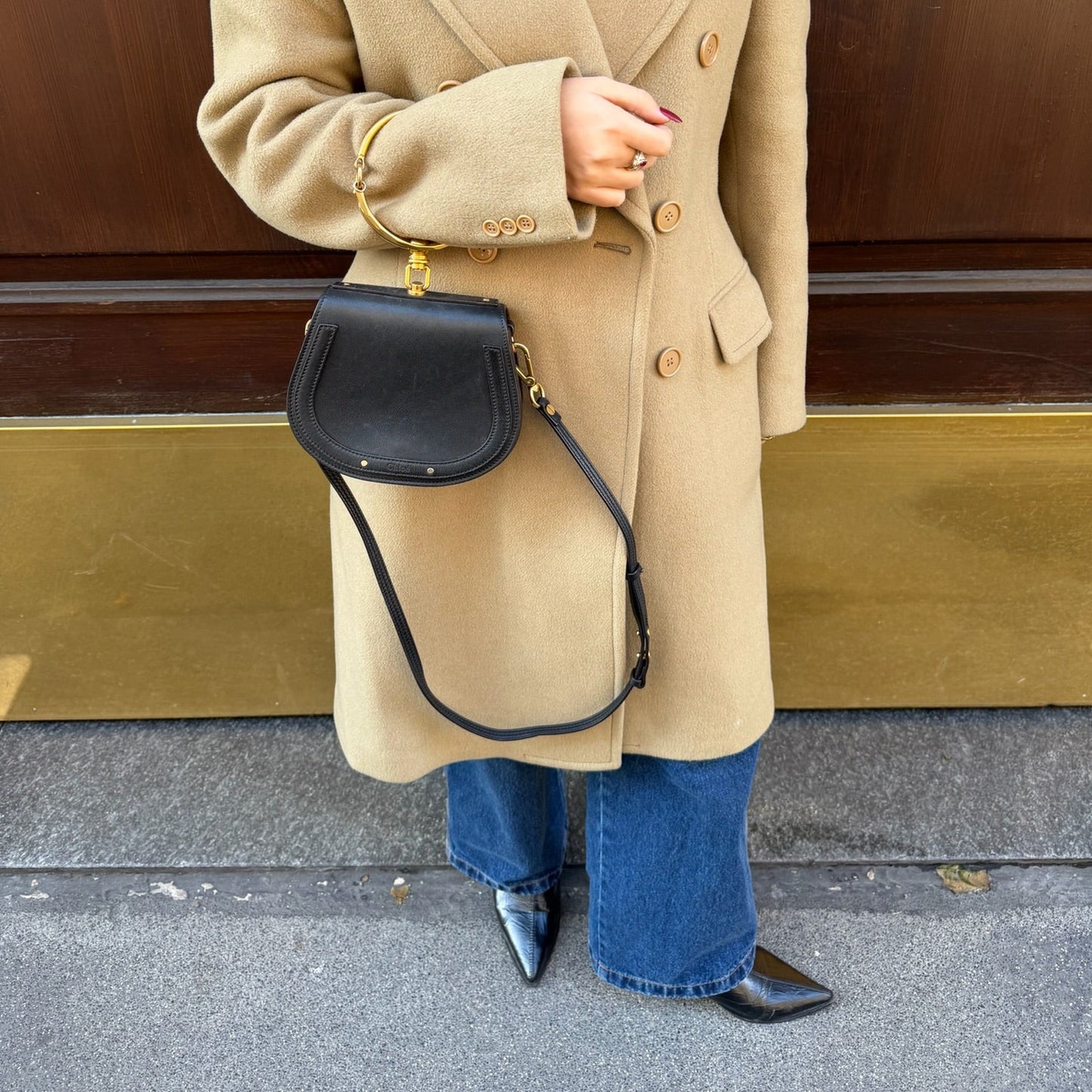 Vintage Chloé Black Nile Bracelet Bag