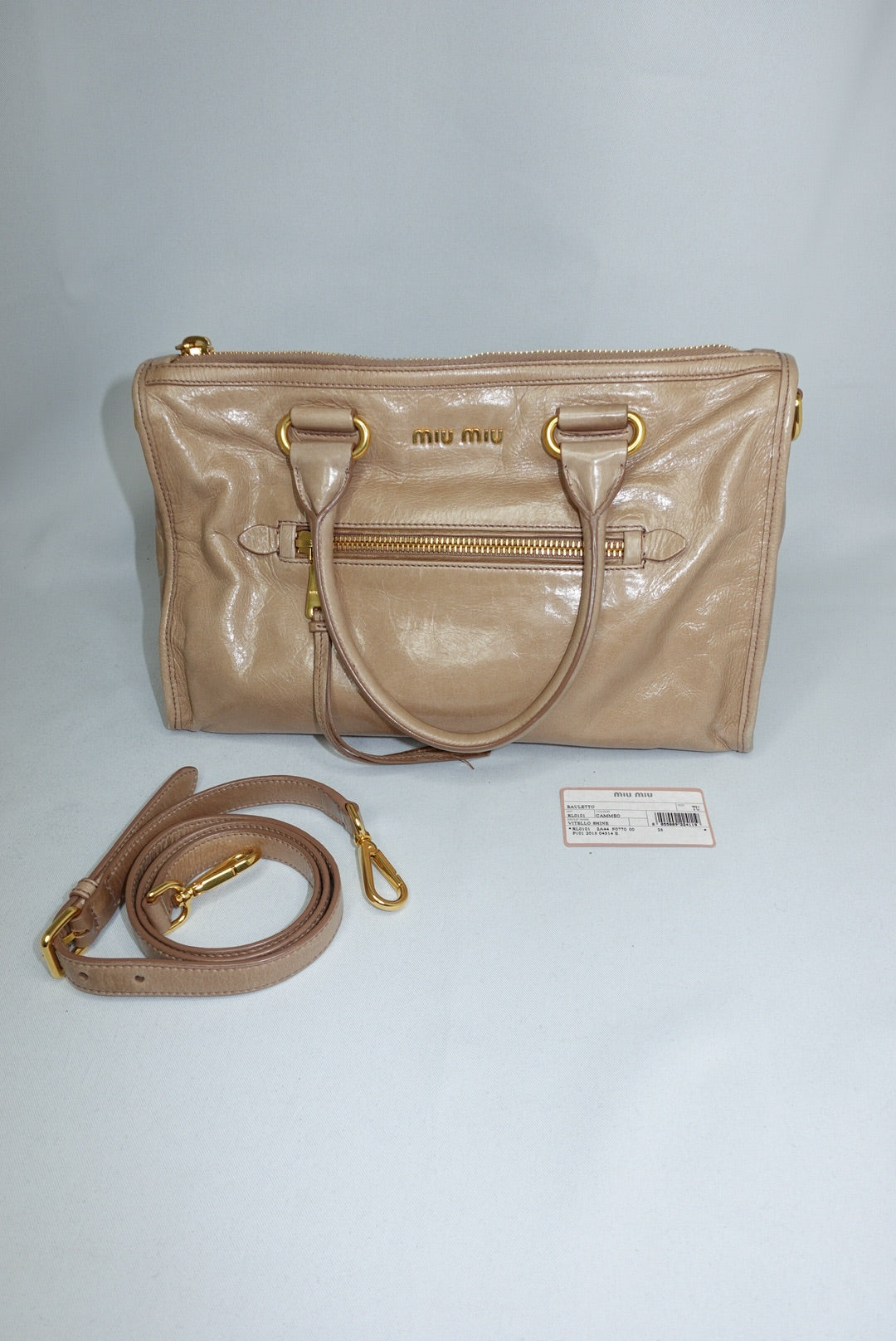 002. MIU MIU Bauletto Pale Pink