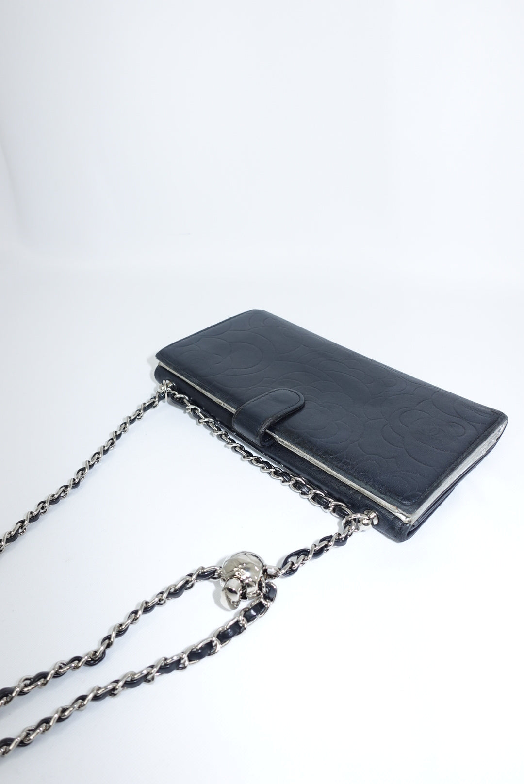 131. Chanel Re-Worked Flap W.O.C. Camellia Limited Edition