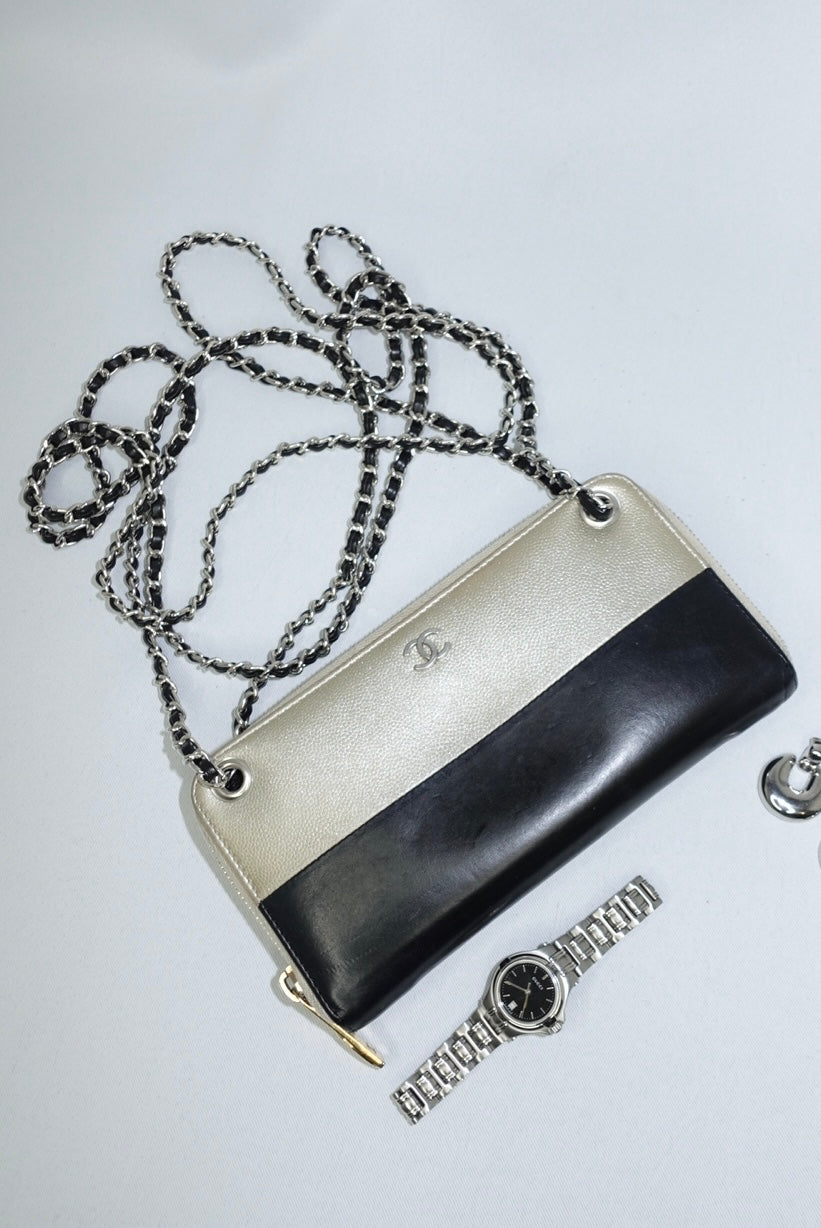 010. Re-Worked Chanel Limited Edition Zip W.O.C.