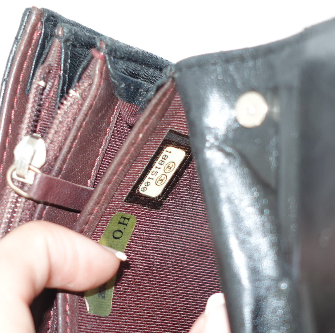 Chanel Black Wallet On Chain