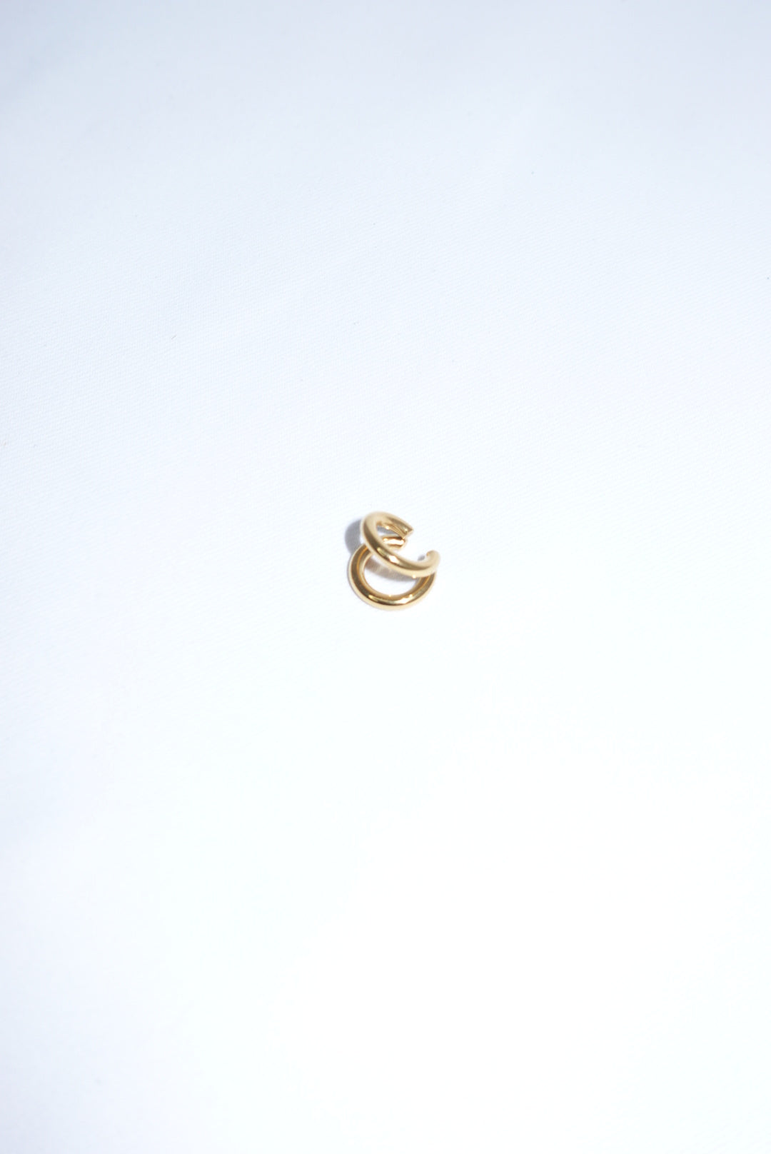 Double Ear Cuff in Stainless Steel Small