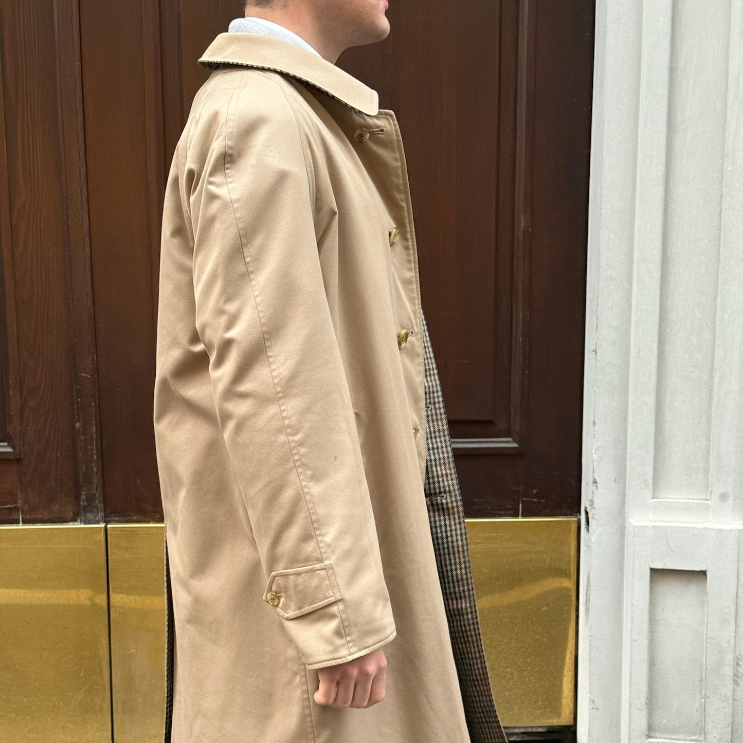 Trench vintage Burberry double face reversibile