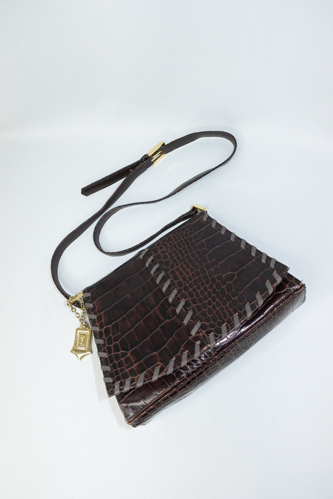 Yves Saint Laurent Crocodile Leather Vintage Bag
