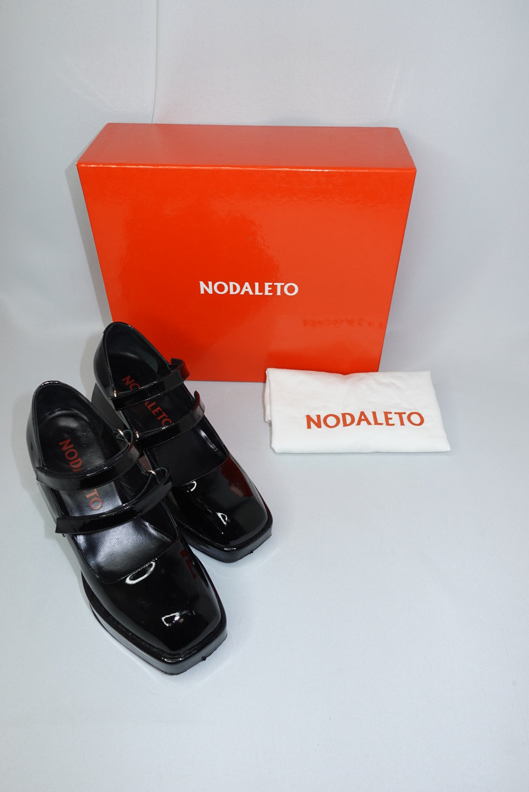 Nodaleto Bulla Babies Black Patent Leather 37
