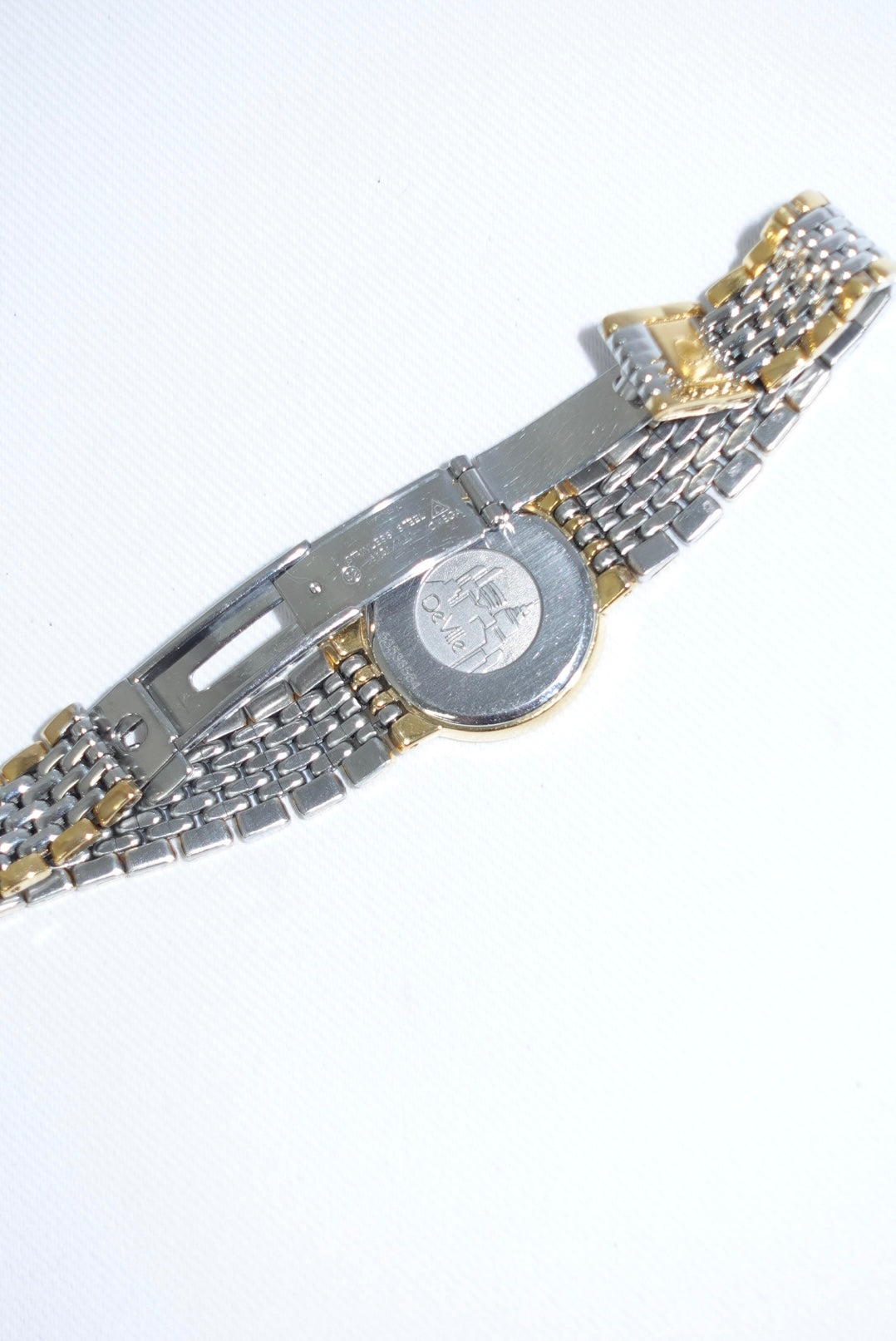 Omega Round Small De Ville Vintage Gold and Silver Watch