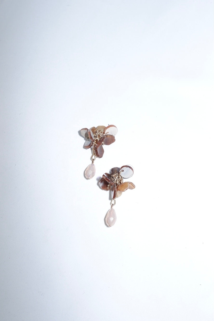 Floral Colorful Earrings in Acrylic