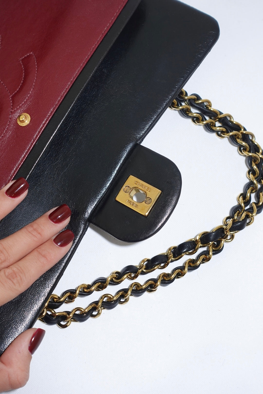 Chanel Vintage Timeless Classic 25 Double Flap Black