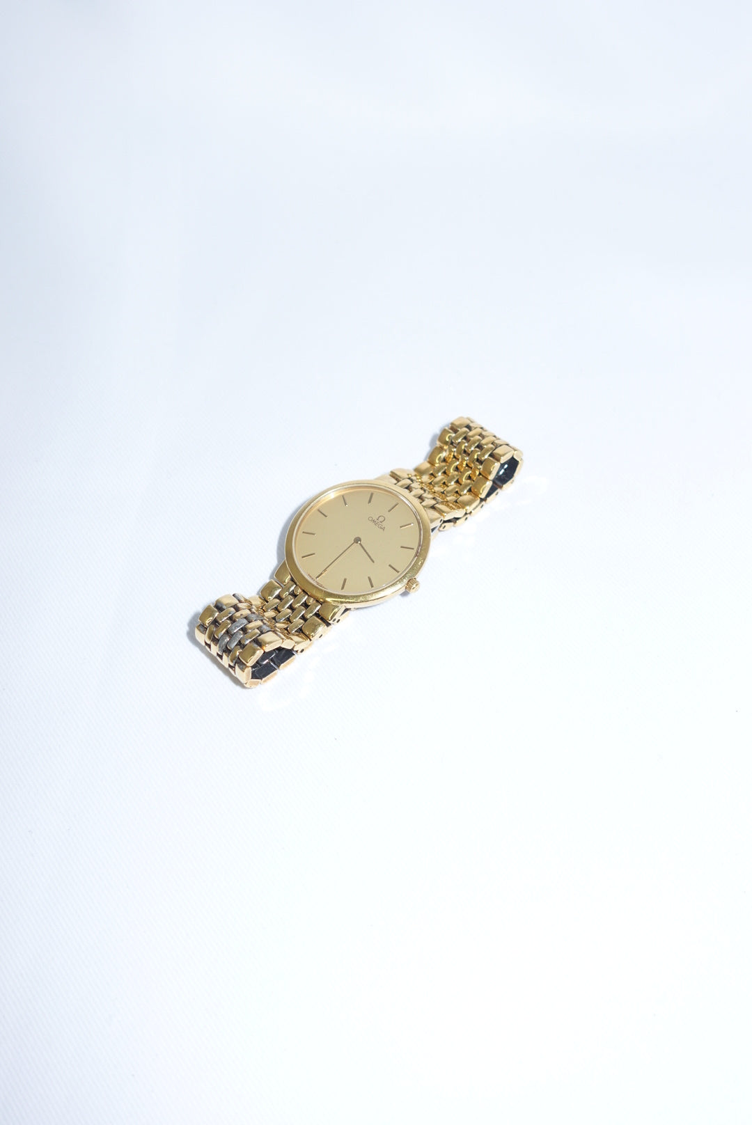 Omega Round De Ville Medium Vintage Gold Toned Watch