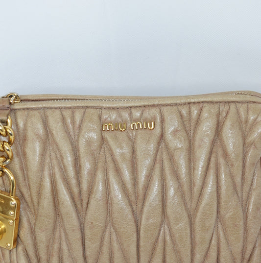 Miu Miu Beige Crossbody
