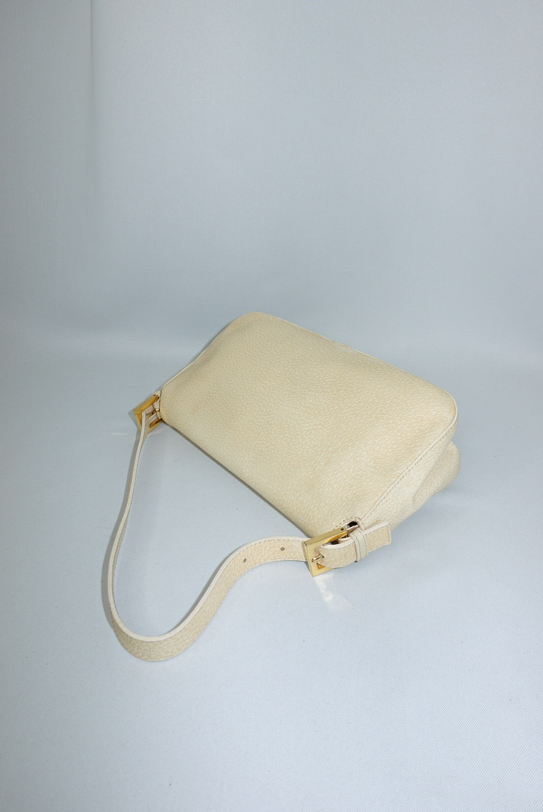 Fendi Butter Yellow Leather Vintage Baguette