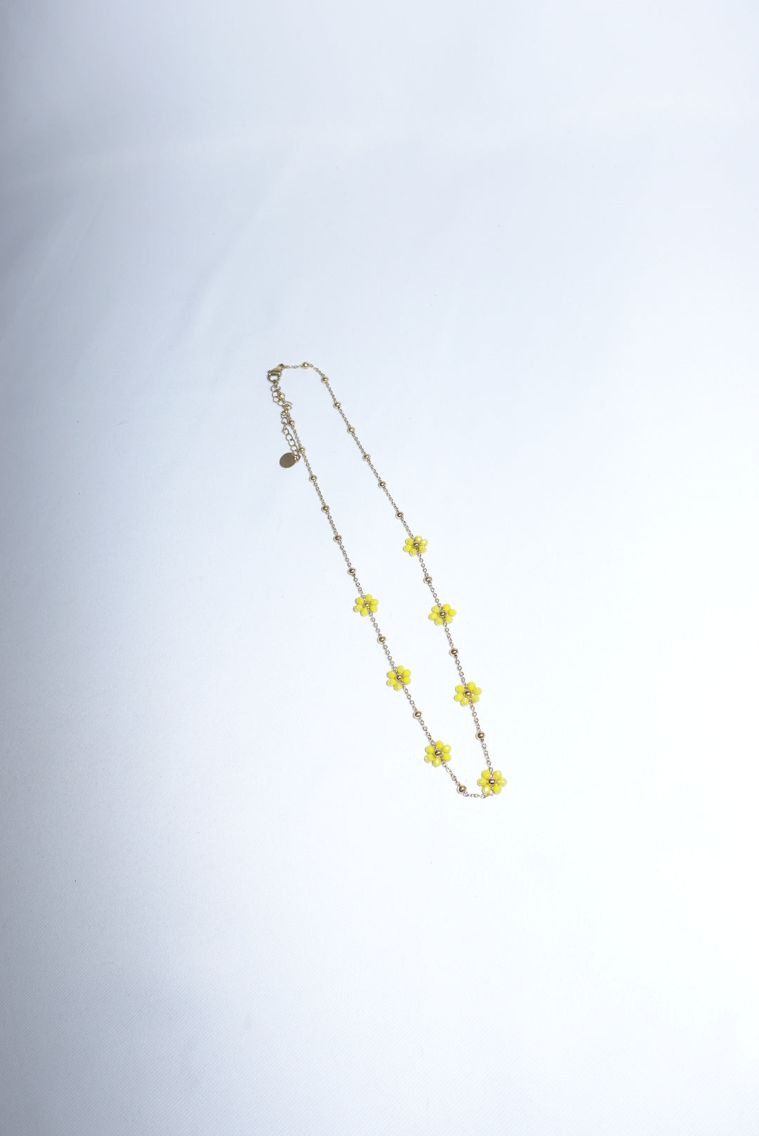 Flower Necklace In Stainless Steel