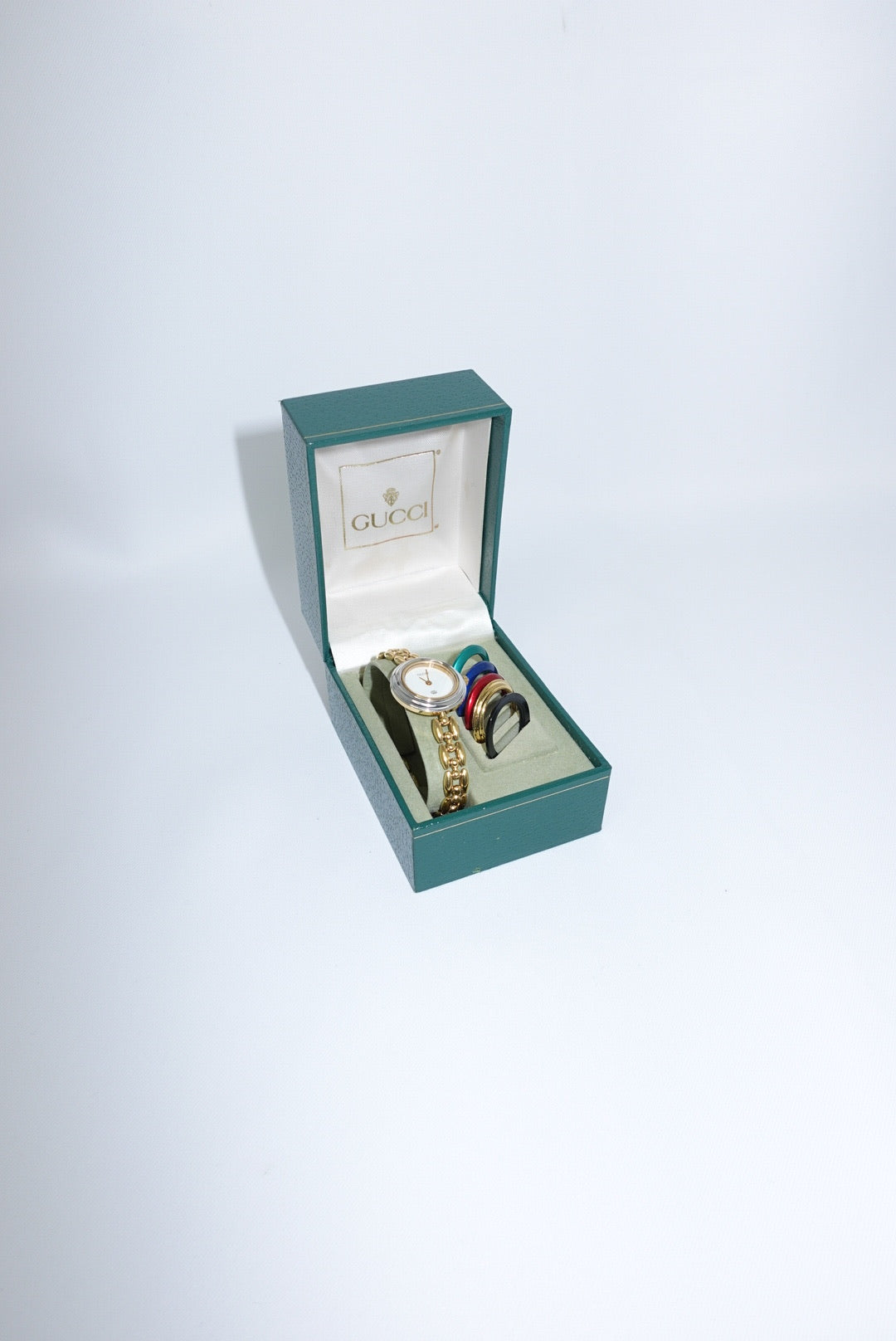 102. Gucci Bezel Gold Vintage Watch