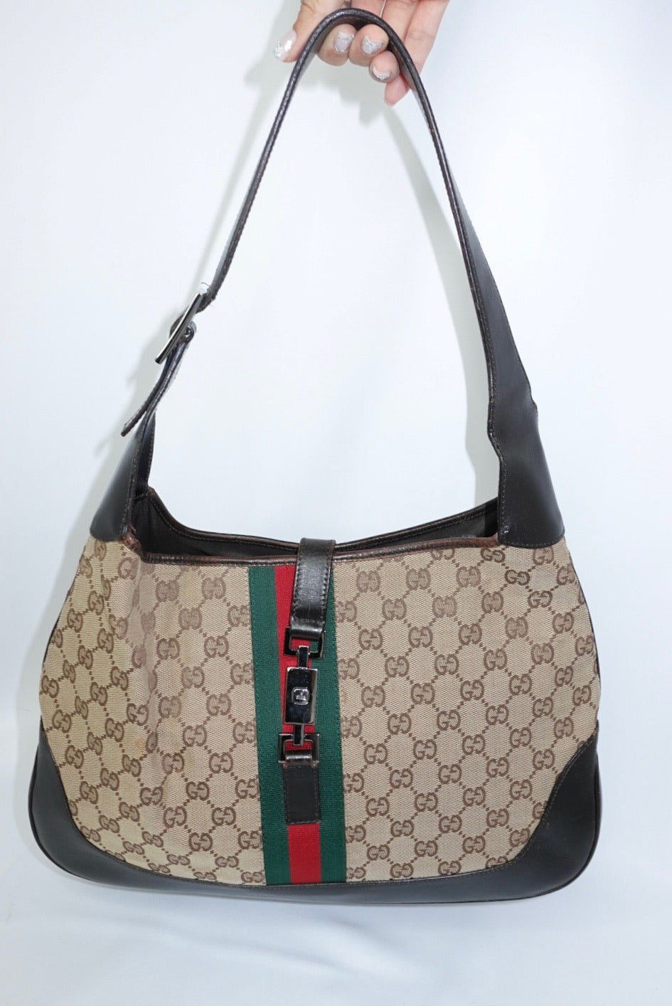 Gucci Vintage Jackie Brown Shoulder Bag