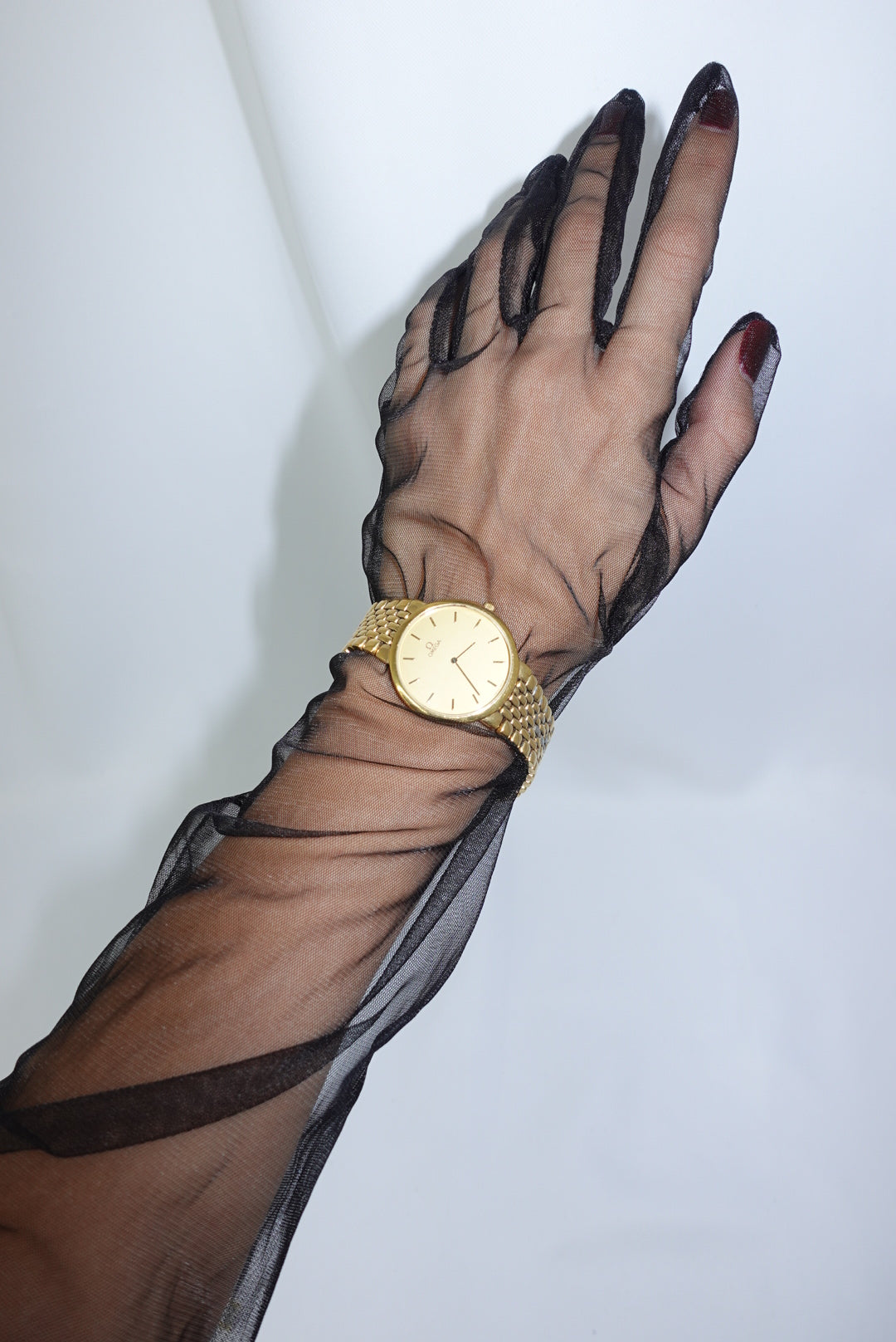Omega Round De Ville Medium Vintage Gold Toned Watch