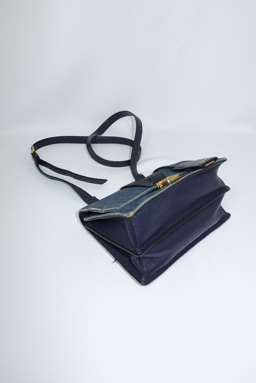 Miu Miu Denim Crossbody Bag
