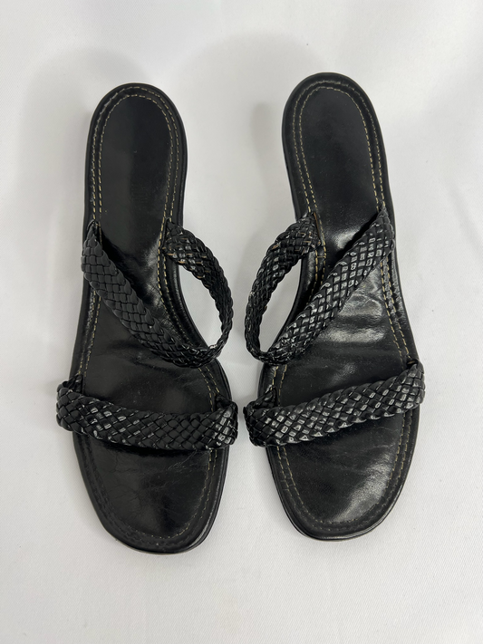 Vintage Black Mules 40