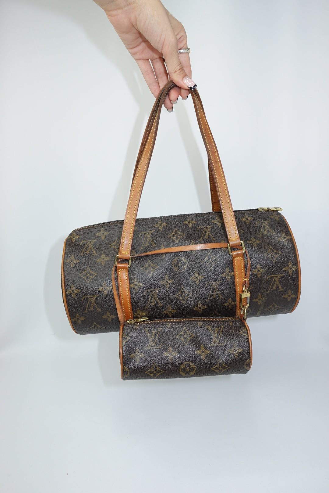 Louis Vuitton Vintage Papillon and Pochette in Monogram Canvas