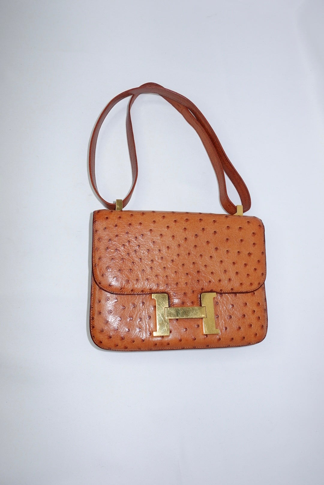 Rare Hermès Constance 24 Ostrich leather