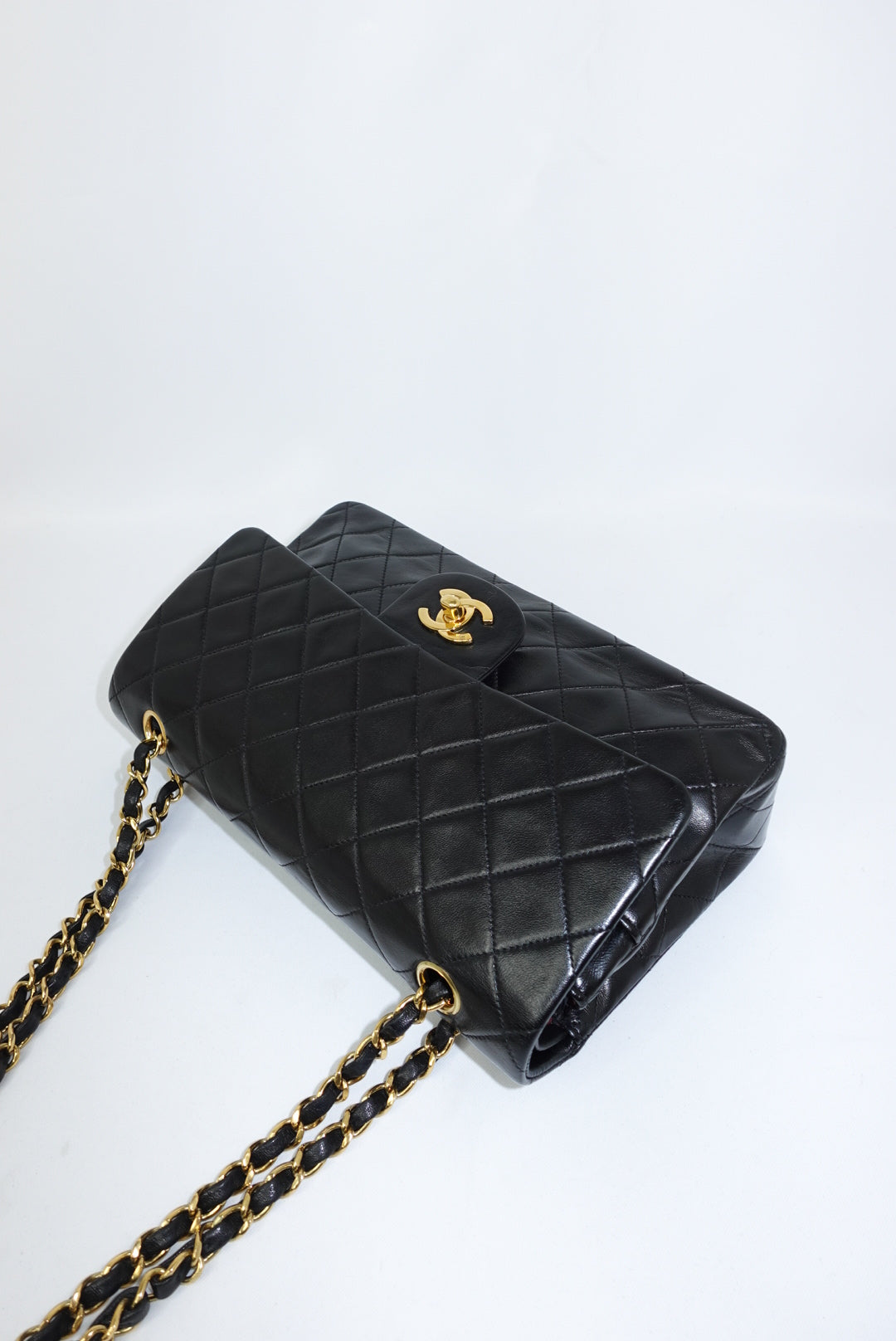 Chanel Vintage Timeless Classic 25 Double Flap Black