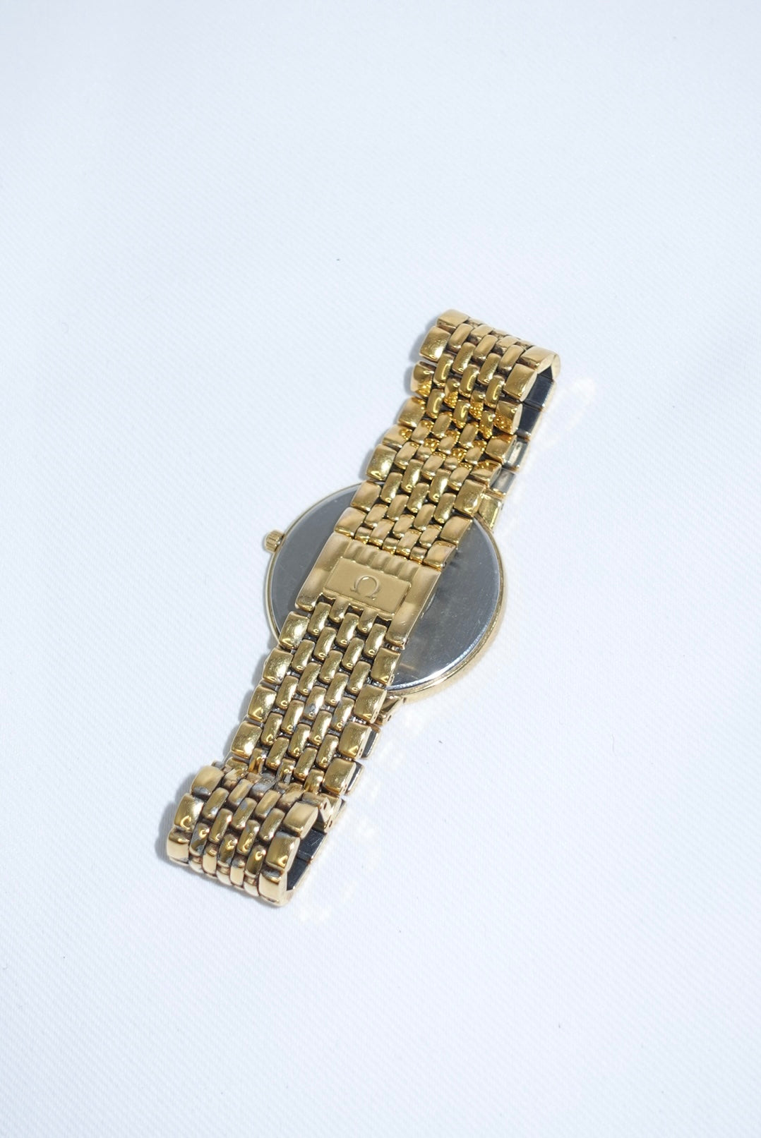 Omega Round De Ville Medium Vintage Gold Toned Watch