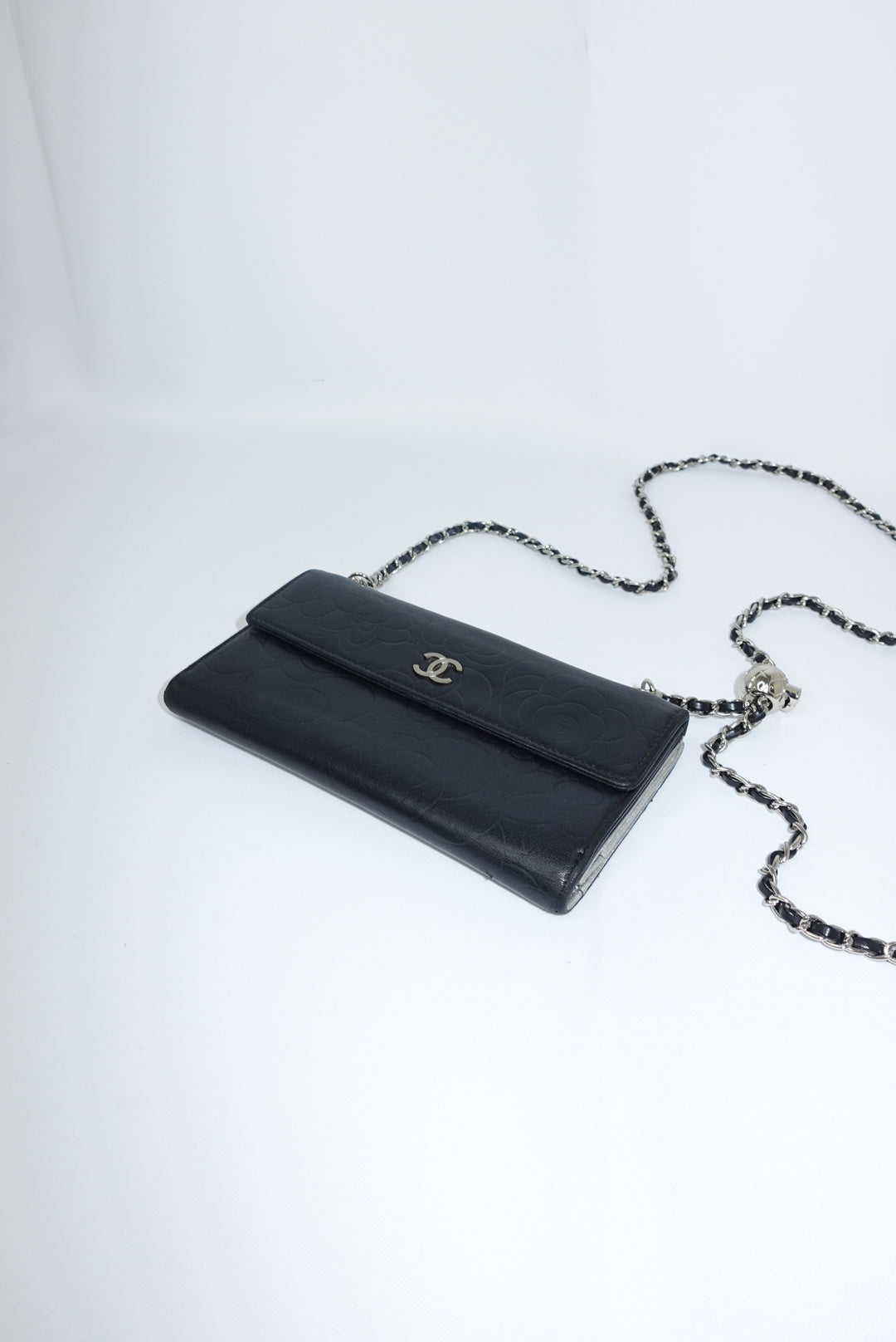 131. Chanel Re-Worked Flap W.O.C. Camellia Limited Edition