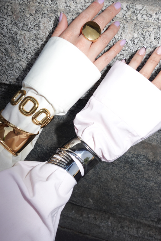 Geometric Stainless Steel Bracelet