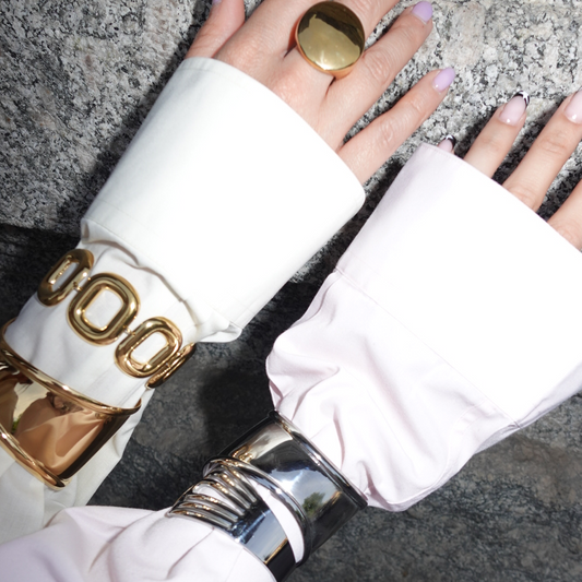 Geometric Stainless Steel Bracelet