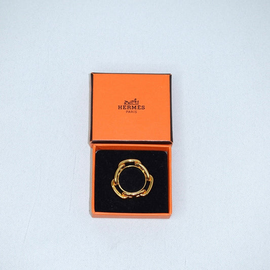 Porta foulard rotondo color oro Hermès