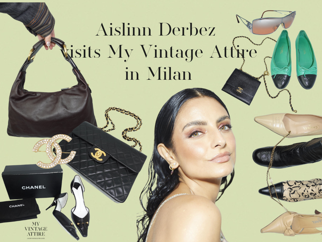 Aislinn Derbez Visits My Vintage Attire in Milan and Shares a Glowing Review