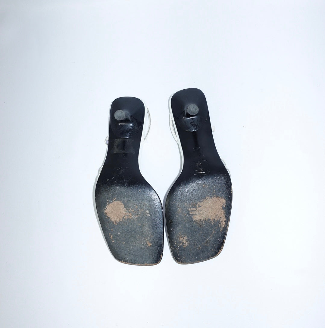 Balenciaga White Sandals 38