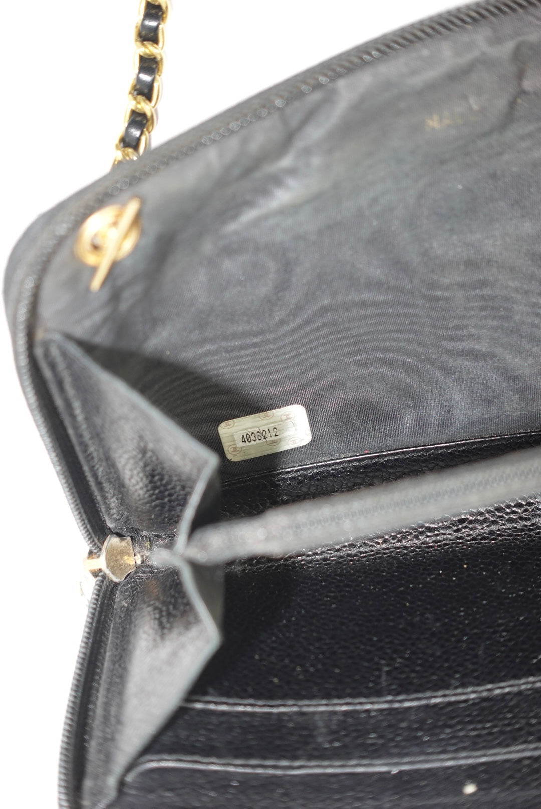 Chanel Re-Worked Black Zip W.O.C.
