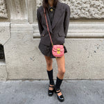  Miu Miu Vintage Mini Coffer Pink Leather Bag