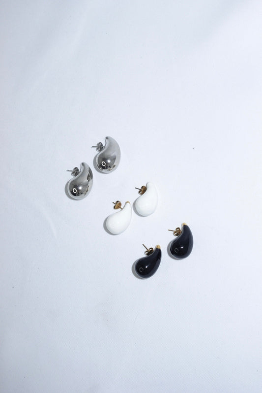 Stainless Steel Drop Shaped Earrings