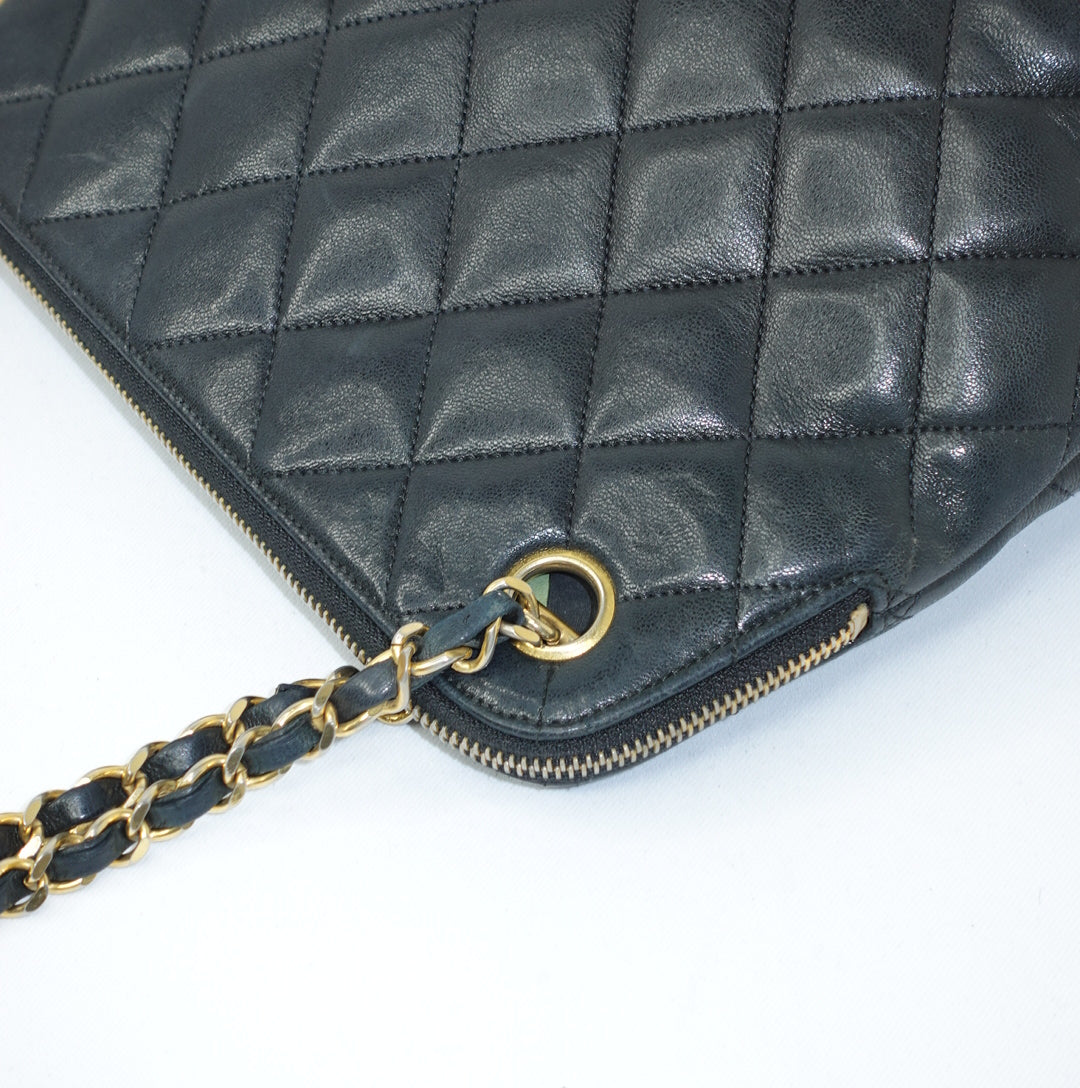 Chanel Quilted Dome Shoulder Bag