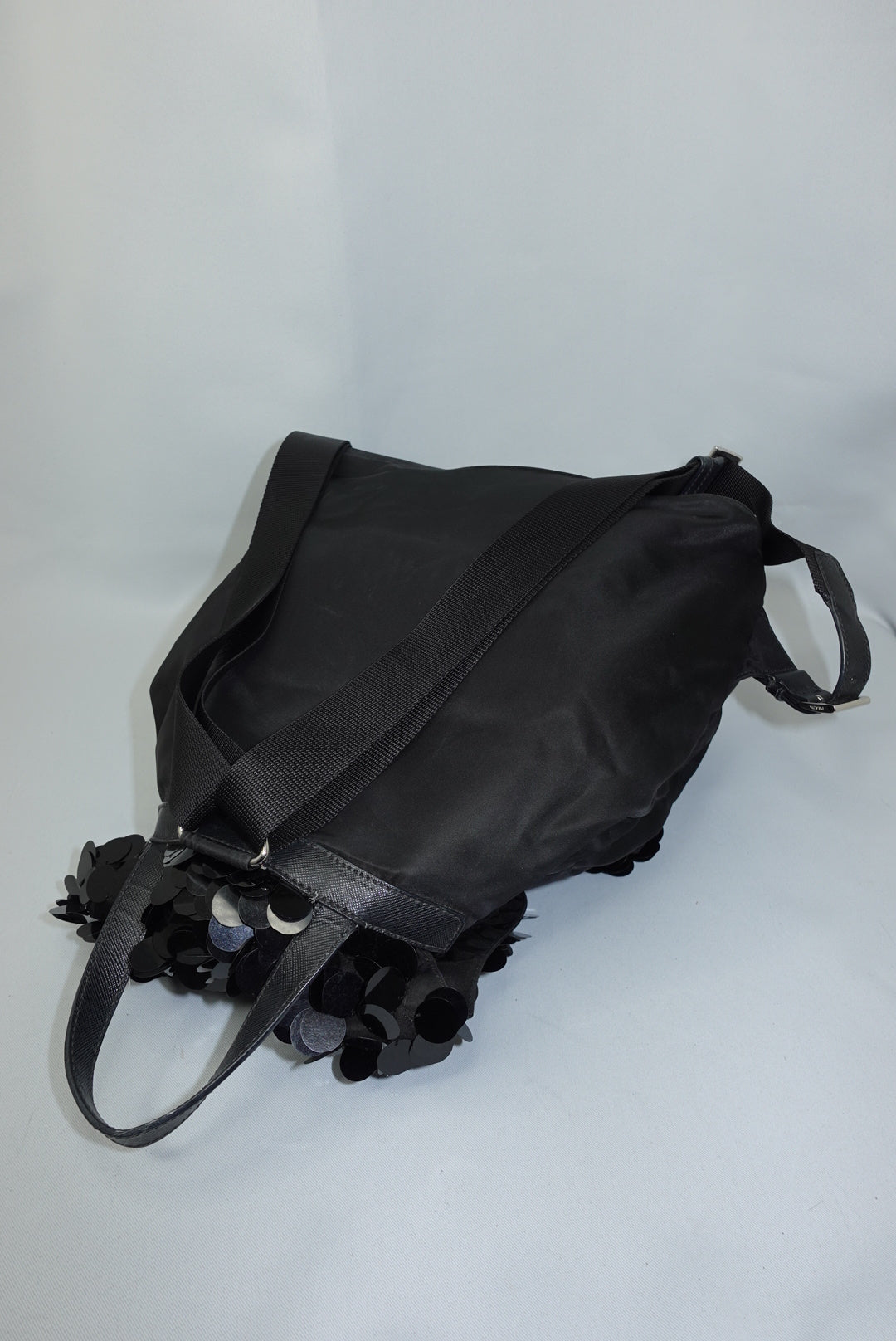 Prada Sequin Black Backpack