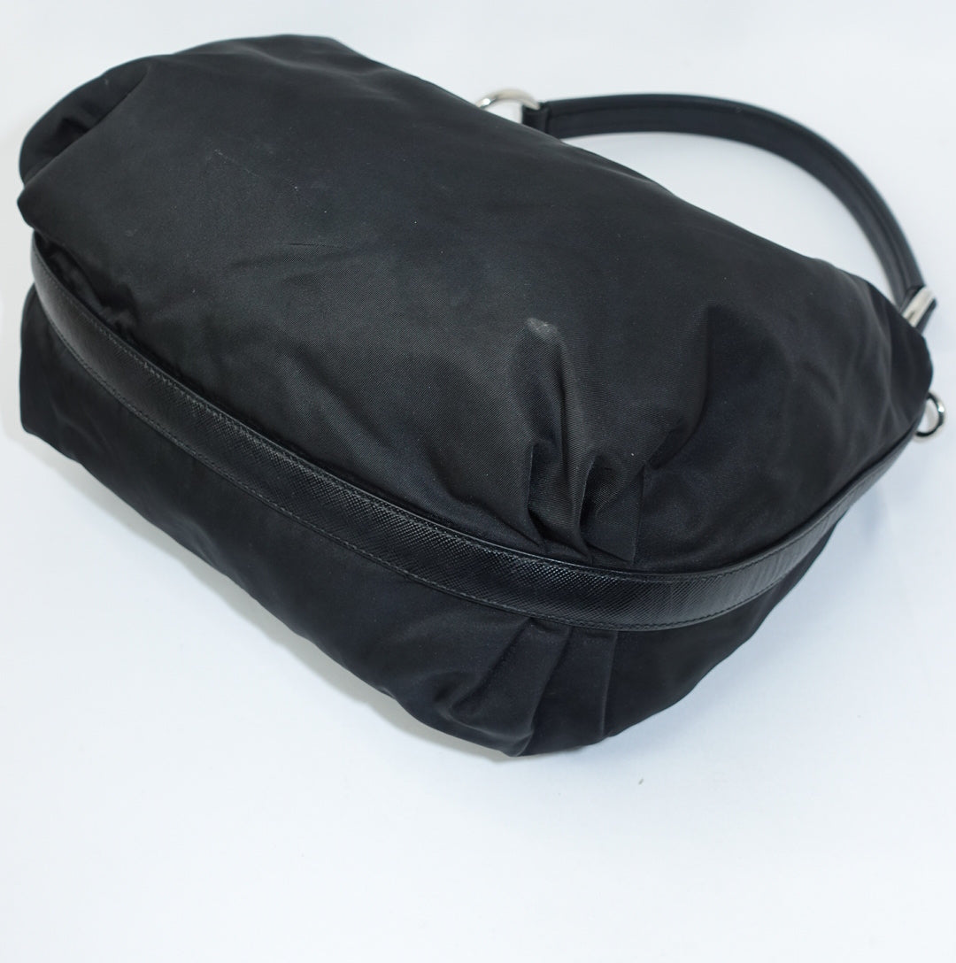 Prada Nylon Half Moon Bag