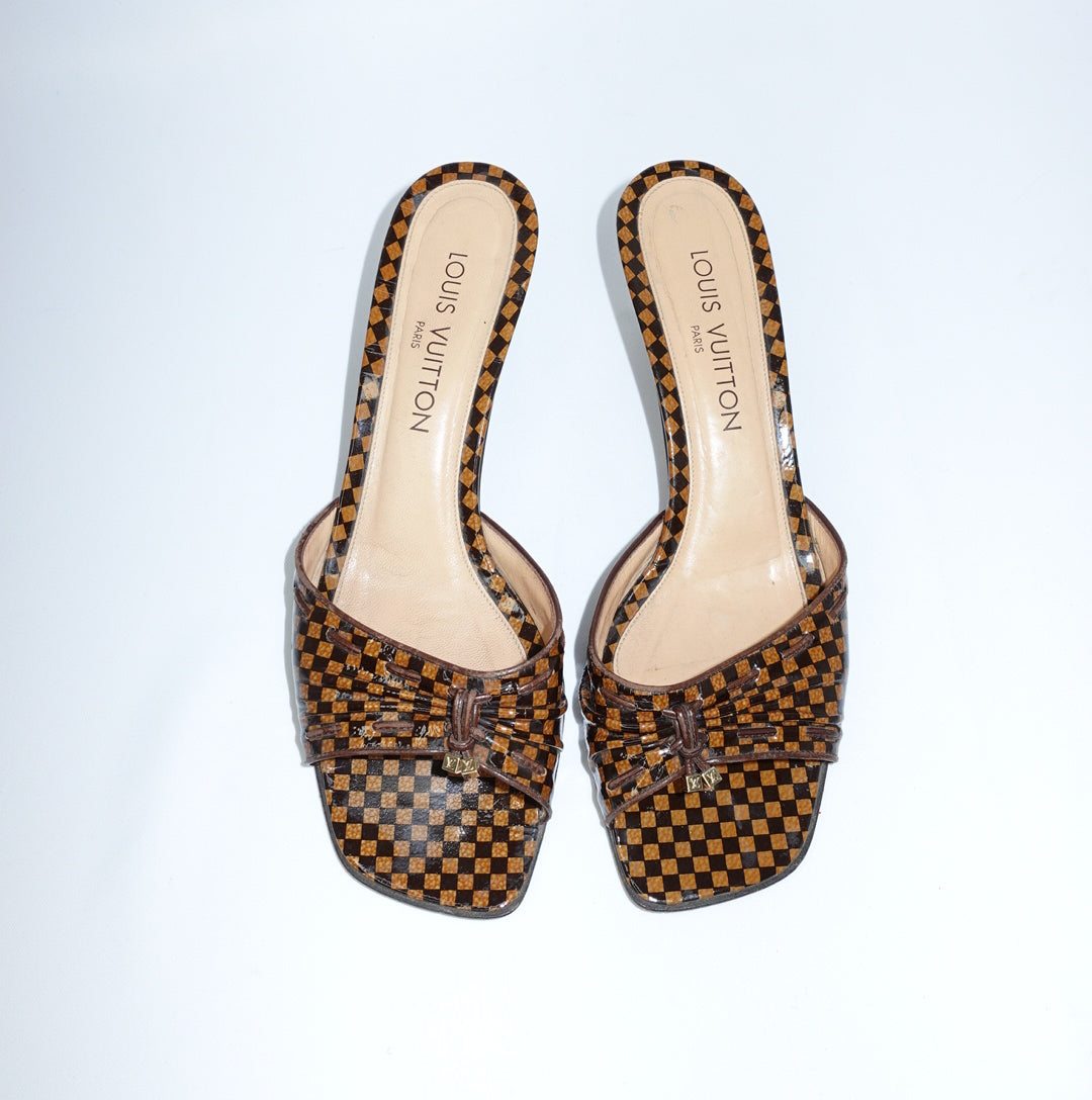 Louis Vuitton Damier Mules 39.5