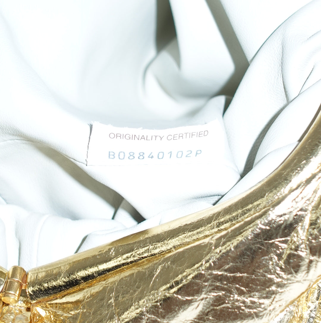 Bottega Veneta Gold Big Pouch