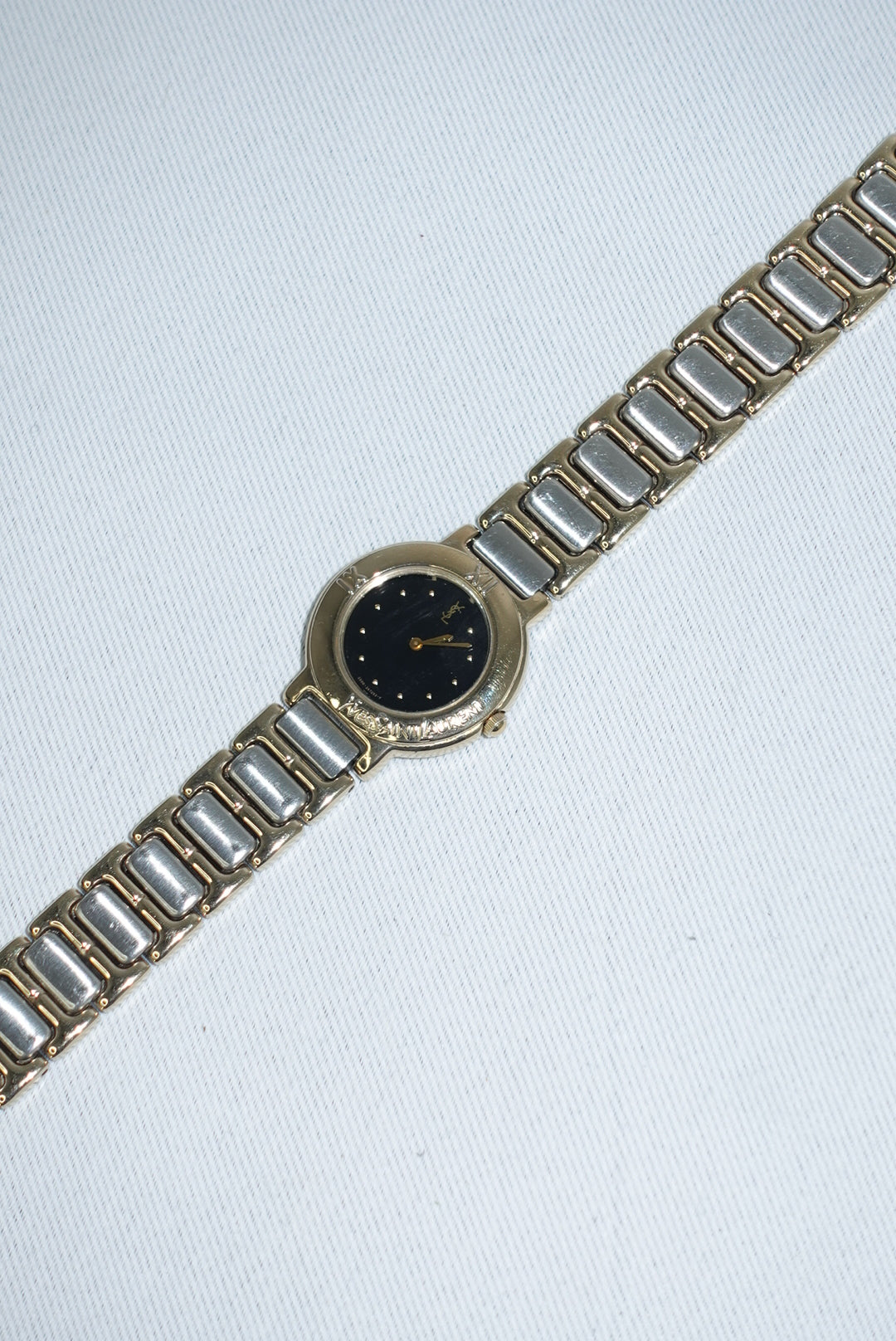 Yves Saint Laurent Vintage Watch Black and Two Toned Watch