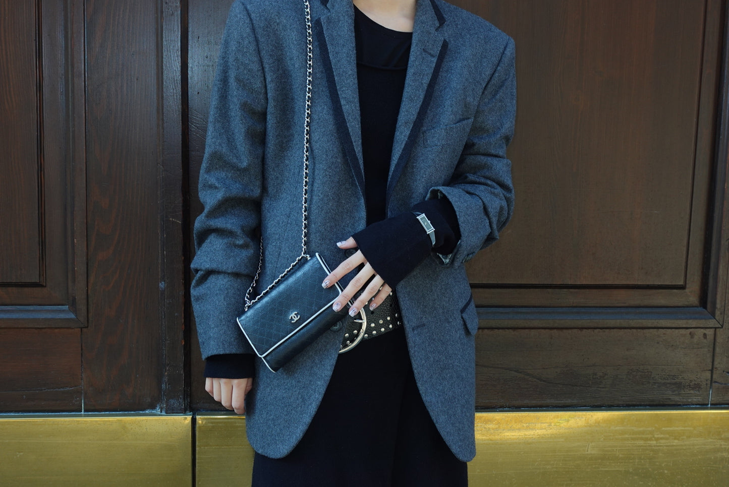 D&G Dolce & Gabbana Vintage Grey Wool Blazer