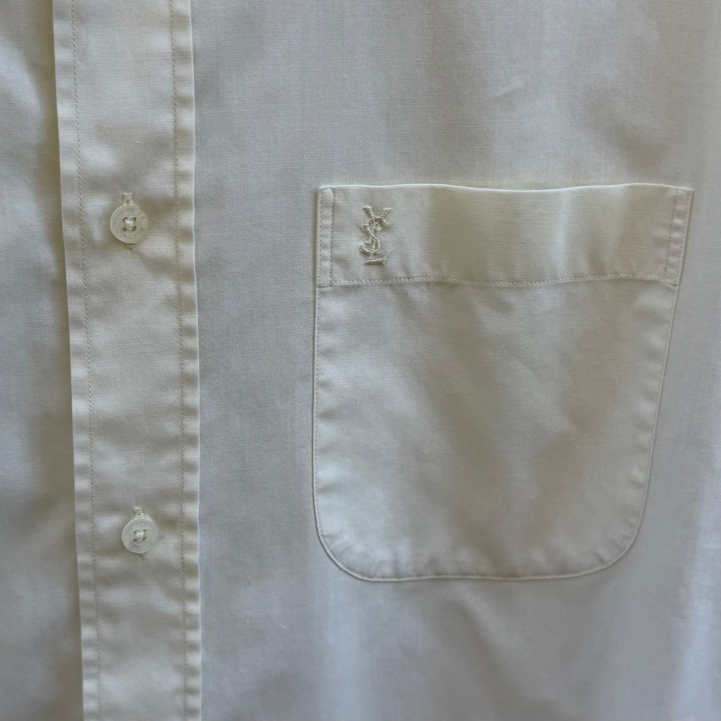 Yves Saint Laurent Butter Yellow Shirt