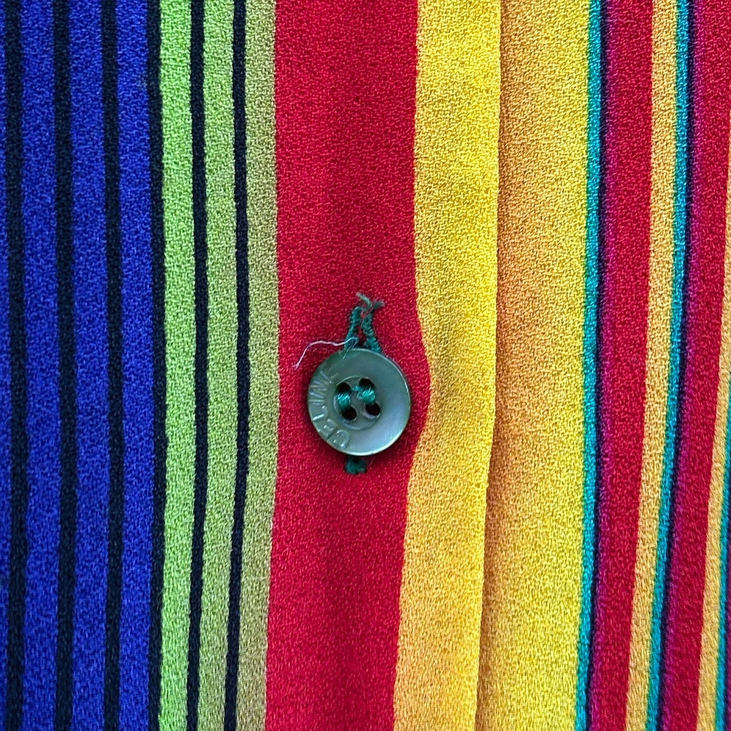 Vintage Celine Multicolor Striped Shirt