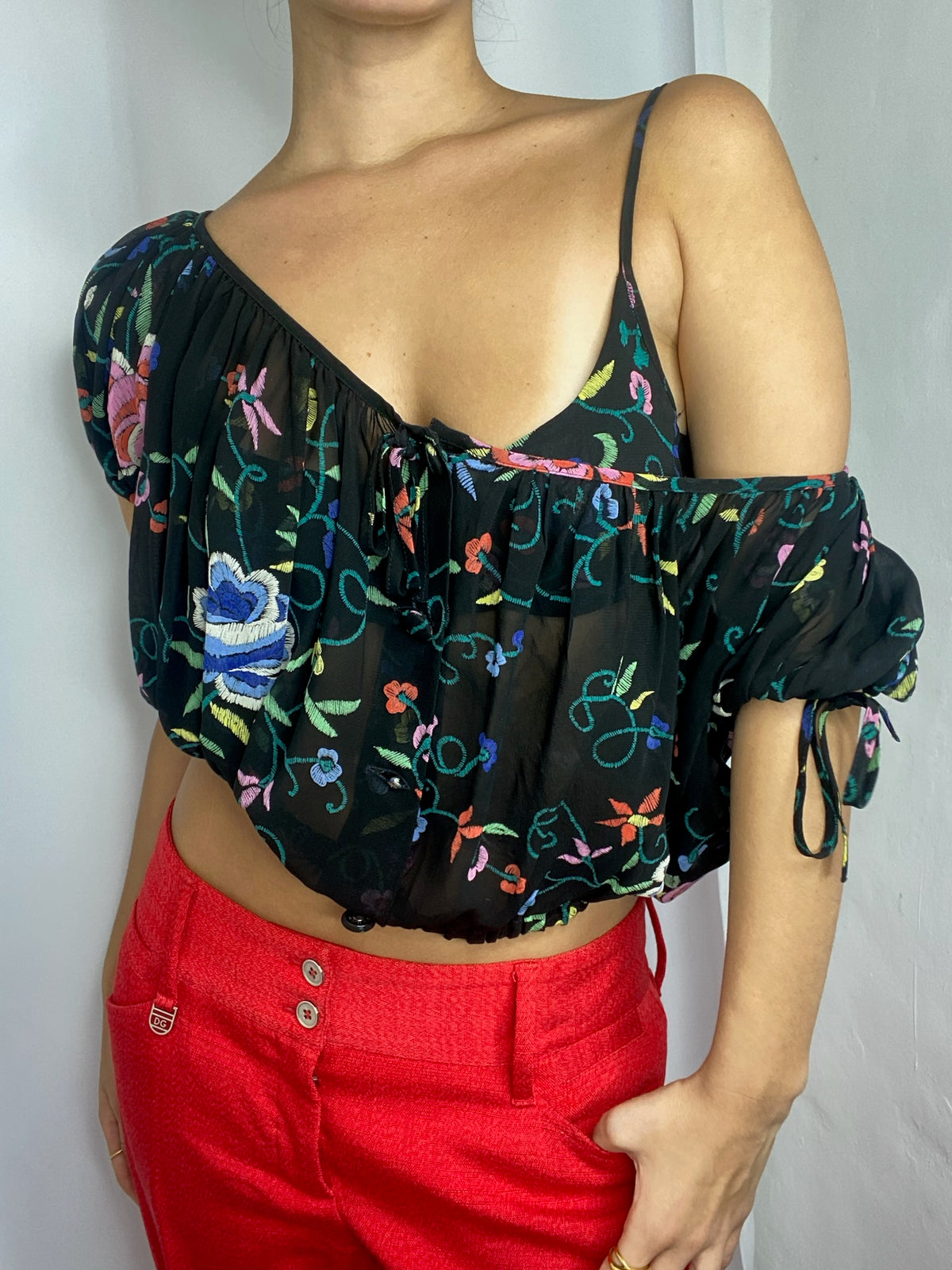 Moschino Cheap and Chic Top And Bra Set
