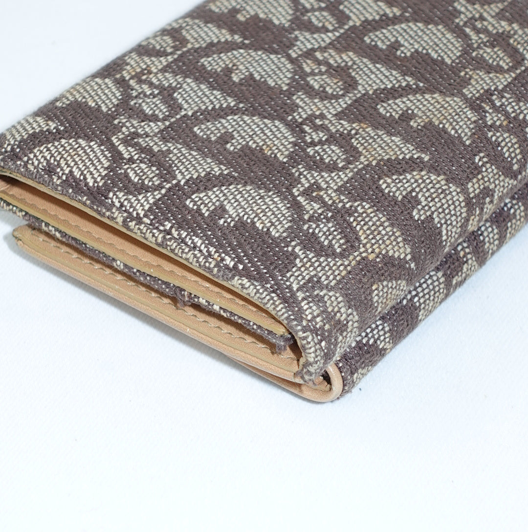 Dior Brown Monogram Wallet
