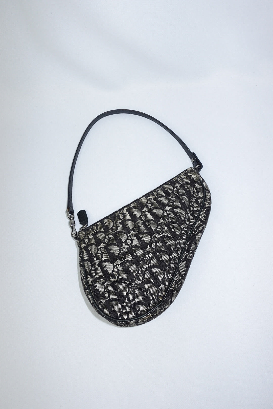 Christian Dior Mini Saddle Monogram Canvas Shoulder Bag